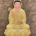 Tượng Quan Âm bằng bột đá thạch anh mã số QA-019