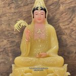 Tượng Quan Âm Vàng Ngọc Thạch Anh QA-015